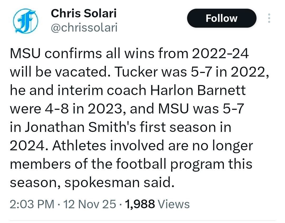 OSU is no longer the last B1G program to vacate football wins. The 2 dirtiest programs in the B1G have now had to vacate wins this century