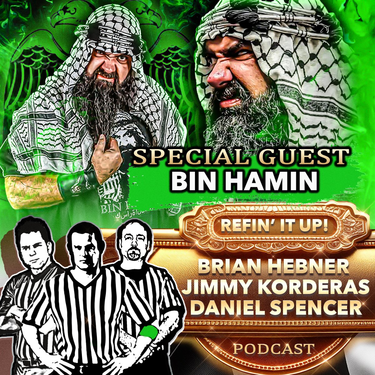 reF Me? No! reF You!
open.spotify.com/episode/7vf3LU…

#WWERaw #SmackDown #AEWDynamite #HaminMediaGroup #RussoBrand