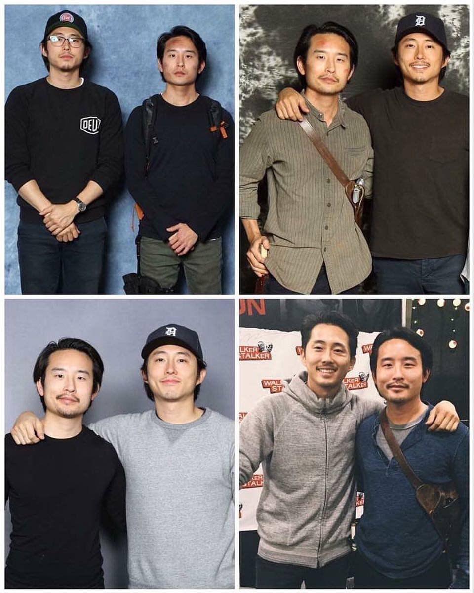 Good times with Steven Yeun.
