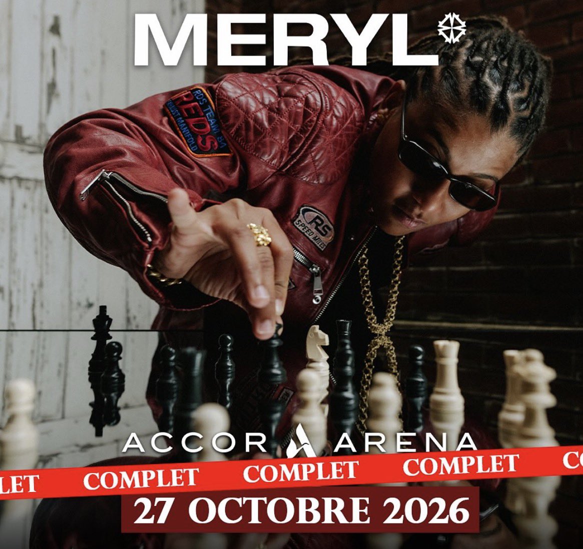 Kulturlesite_'s tweet image. 🚨 MERYL vient de SOLD OUT son CONCERT à l’ACCOR ARENA (BERCY) !!

Plus de 20 000 places vendues 🤯

🗓️ 27 OCTOBRE 2026
