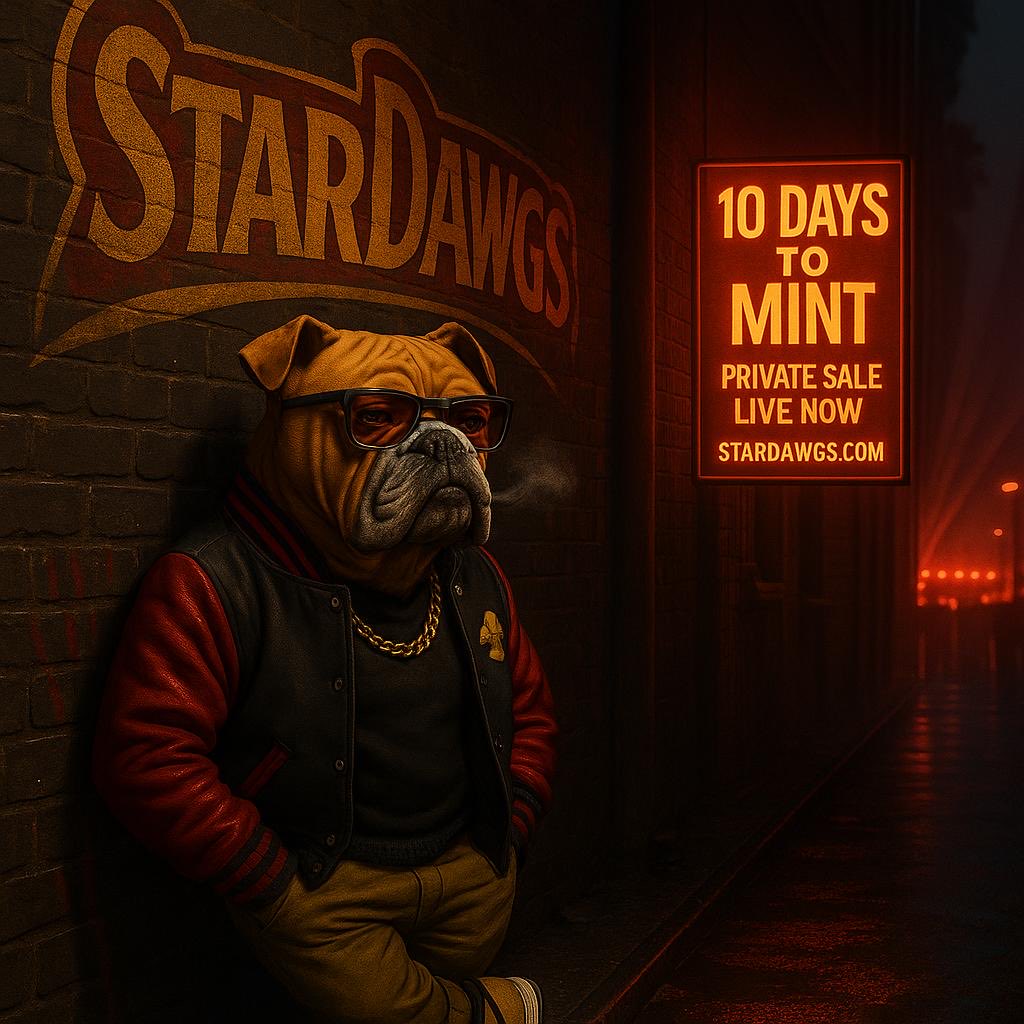CRYPTOHOMIES_'s tweet image. 10 days out and the Dawgs are back on set.
From street legends to screen icons, @StarDawgs are turning grind into glory.
Makeup on. Chains shining. The camera is rolling.

🎬 Get early access now at stardawgs.com

@darcydonovan @incomeisland @SidneyRichlin
#StarDawgs…