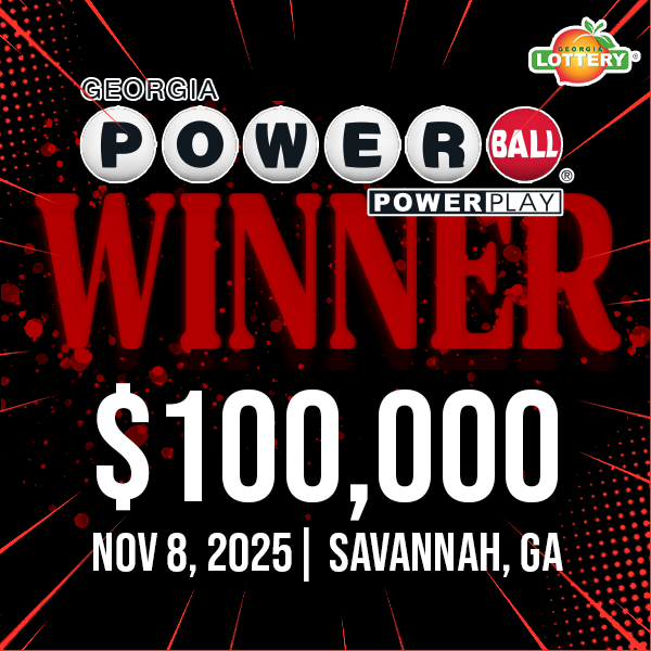 GeorgiaLottery's tweet photo. Congratulations to our fortunate #Powerball winners in #Savannah! One lucky ticket purchased at #ChusConvenience on Johnny Mercer Blvd. snagged $50,000. Another ticket bought with #Powerplay at #QuickStop #0204 on Gateway Blvd. claimed $100,000! 💸 Way to go! 👏🏽 https://t.co/4uus4eNHC8