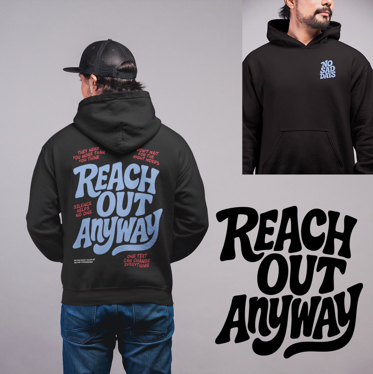 NoSadDaysShop's tweet image. This is our next release tomorrow. However, we decided to drop a $5 version of the tee as something to help everyone during this unfortunate time.