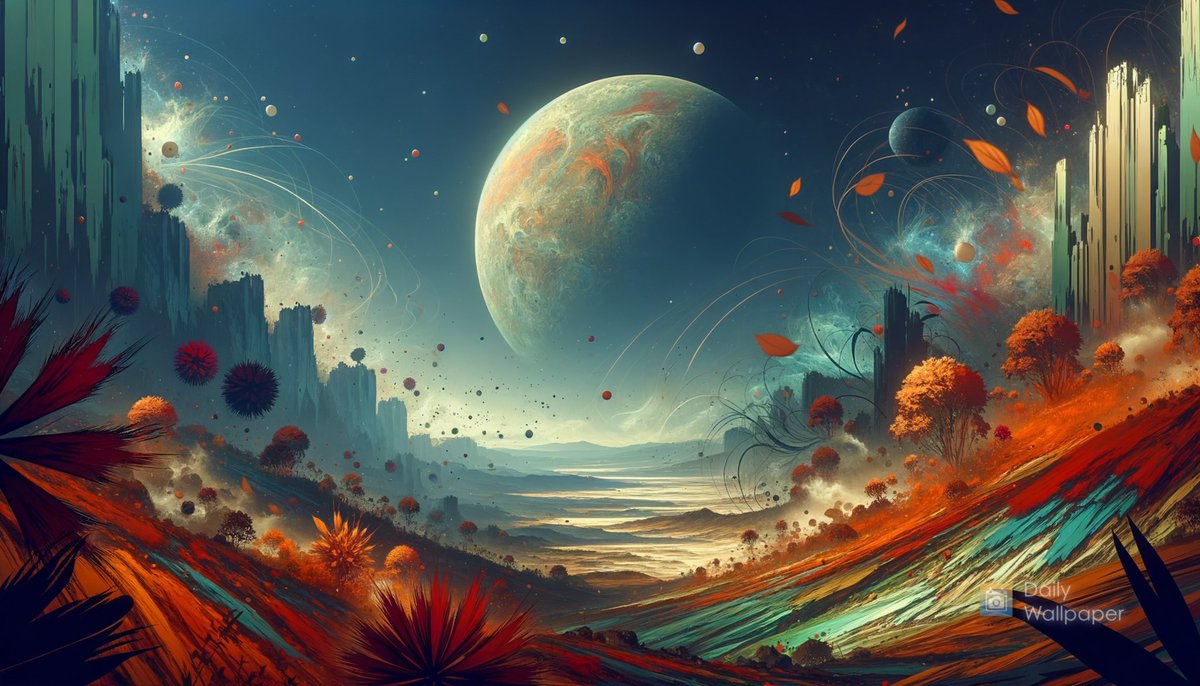 DailyWallApp's tweet photo. 🪐 “Alien Planet” - new wallpaper drop

📲 Daily Wallpaper for iOS/Mac:
https://t.co/OElDiupIWJ

#iPhoneWallpapers #macwallpapers #AIArt #astronomy https://t.co/Haf3HcEYHj