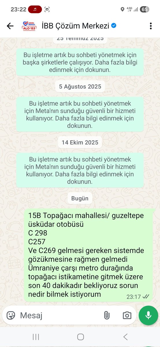 hbasaran42's tweet photo. @IBBcozummerkezi #IBBcozummerkezi 
Sizin yapacağınız iş bu kadar olur cevap verme zahmetine girmeyin seçimler gelince oy istemeyin. Halen durakta otobüs bekliyorum https://t.co/IojbYOb8oI