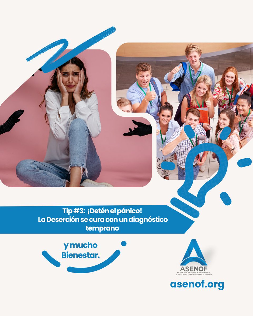La retención estudiantil es el reto número uno de la #GestiónIETDH Los docentes y administrativos deben implementar estrategias humanizadas que fortalezcan la conexión Actúa rápido. asenof.org #RetenciónEstudiantil #ASENOF  #BienestarEstudiantil