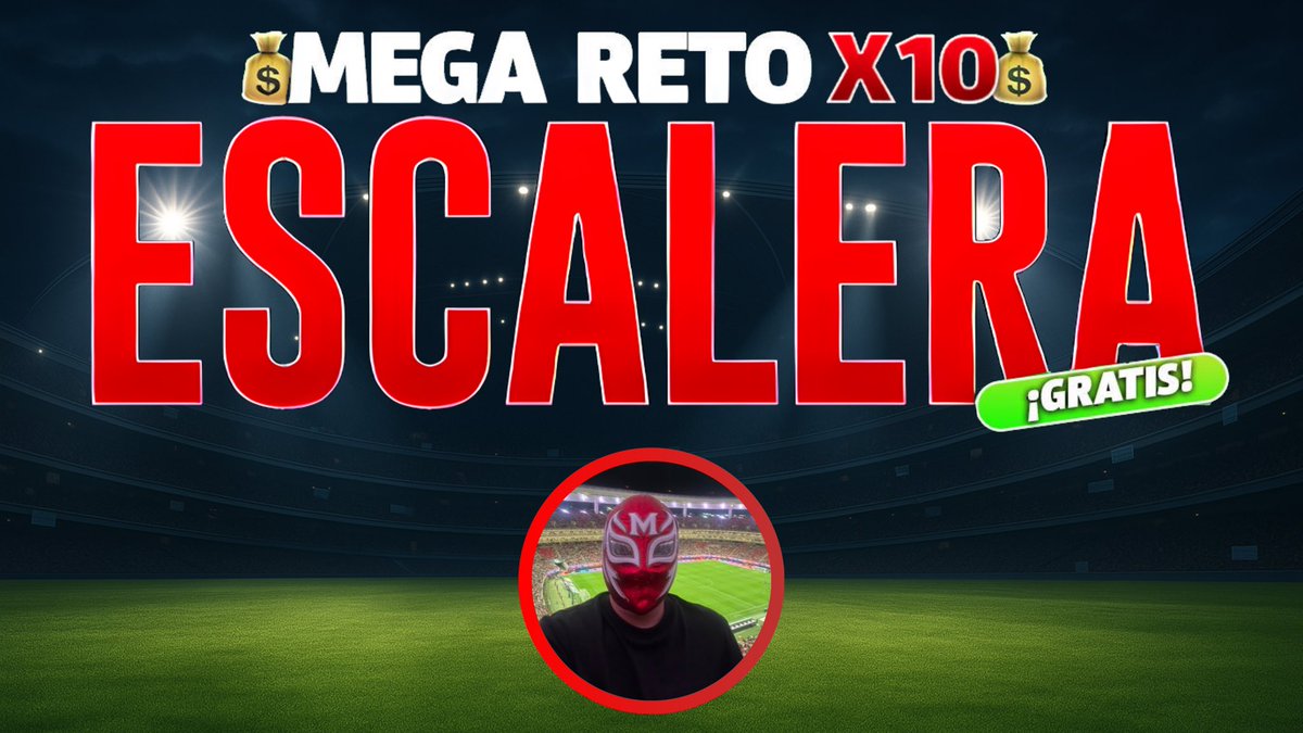 Mexitips1's tweet image. 🚀 Vamos con el reto escalera de $200MX a $2,000MX 💰⚽

No solo es GRATIS, ¡va pagado por mí! 😎🔥

Dejen su RT 🔁 para participar y ser parte del reto 💪💵
