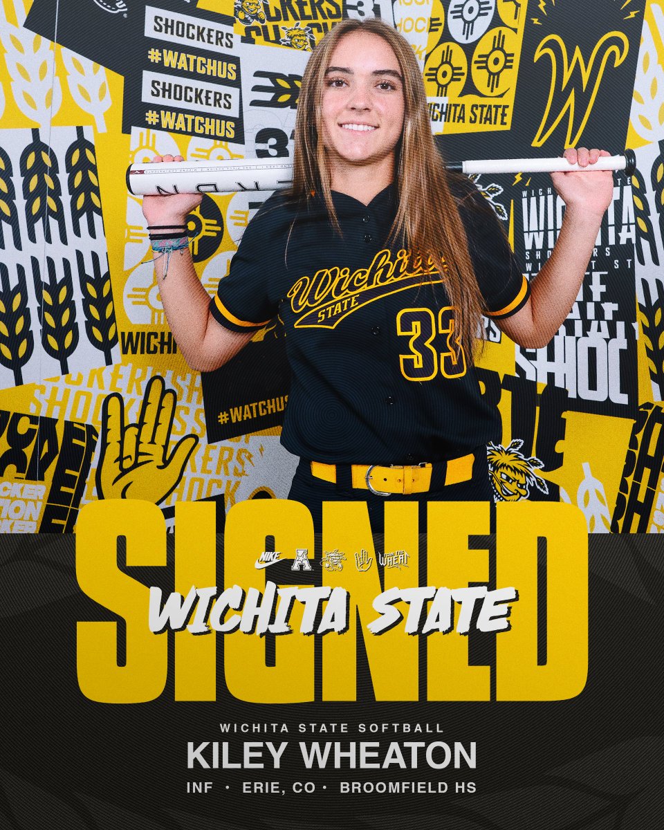 GoShockersSB's tweet image. Colorado State Champion ✚ Player of the Year ✚ Her name is "Wheat"on = She was born to be a Shocker 😉

Welcome to the family, @kiley_wheaton ✍️🌾