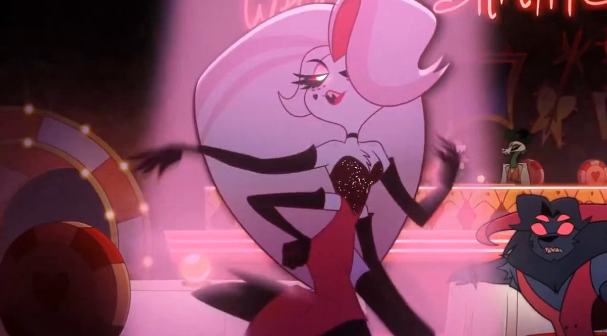 punchi_h's tweet photo. angel KNEW husk was at the bar, that’s why he treated the patrons like crap. 

HE IS MARRIEDDDDDD. https://t.co/AB88Ff5CRY