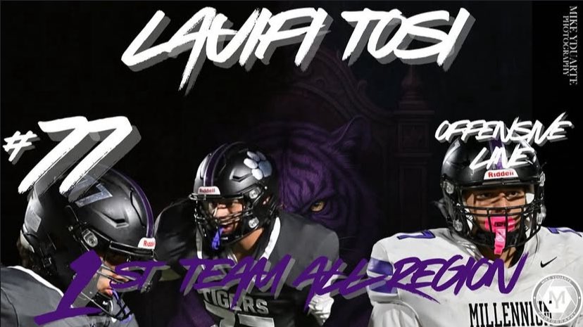 lauifi_tosi's tweet image. Thankful to have been selected to First Team All Region!!!
@coachrhiguera 
@CoachEarly_MHS 
@MillenniumFB