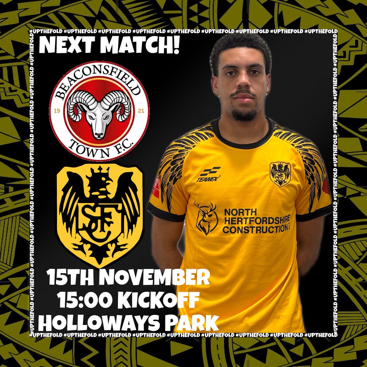 Next stop: Beaconsfield! The Eagles are ready to soar again 🦅💛 Let’s bring the heat away from home! #StotfoldFC #Matchday #upthefold