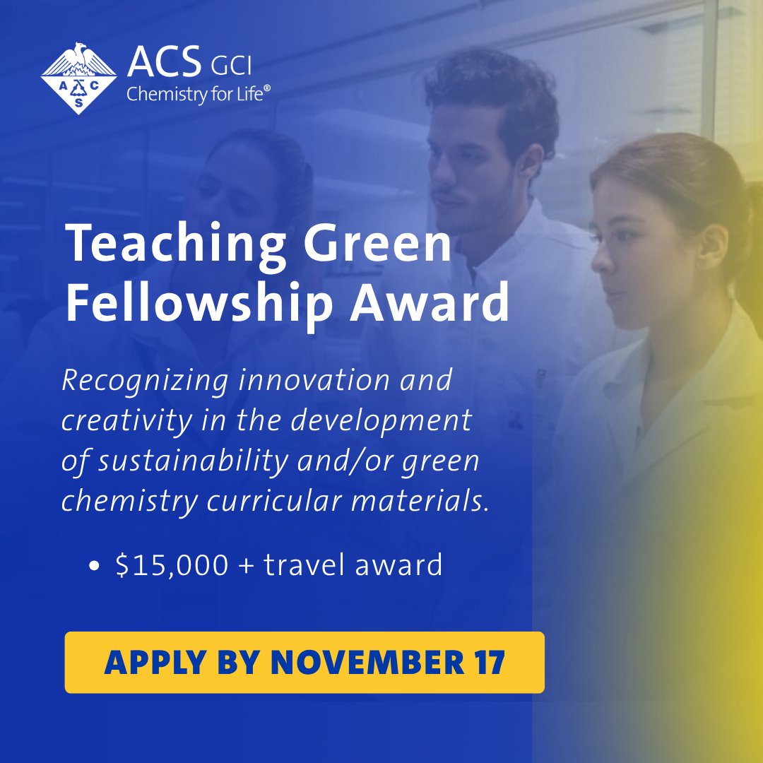 ACS Green Chemistry Institute tweet media