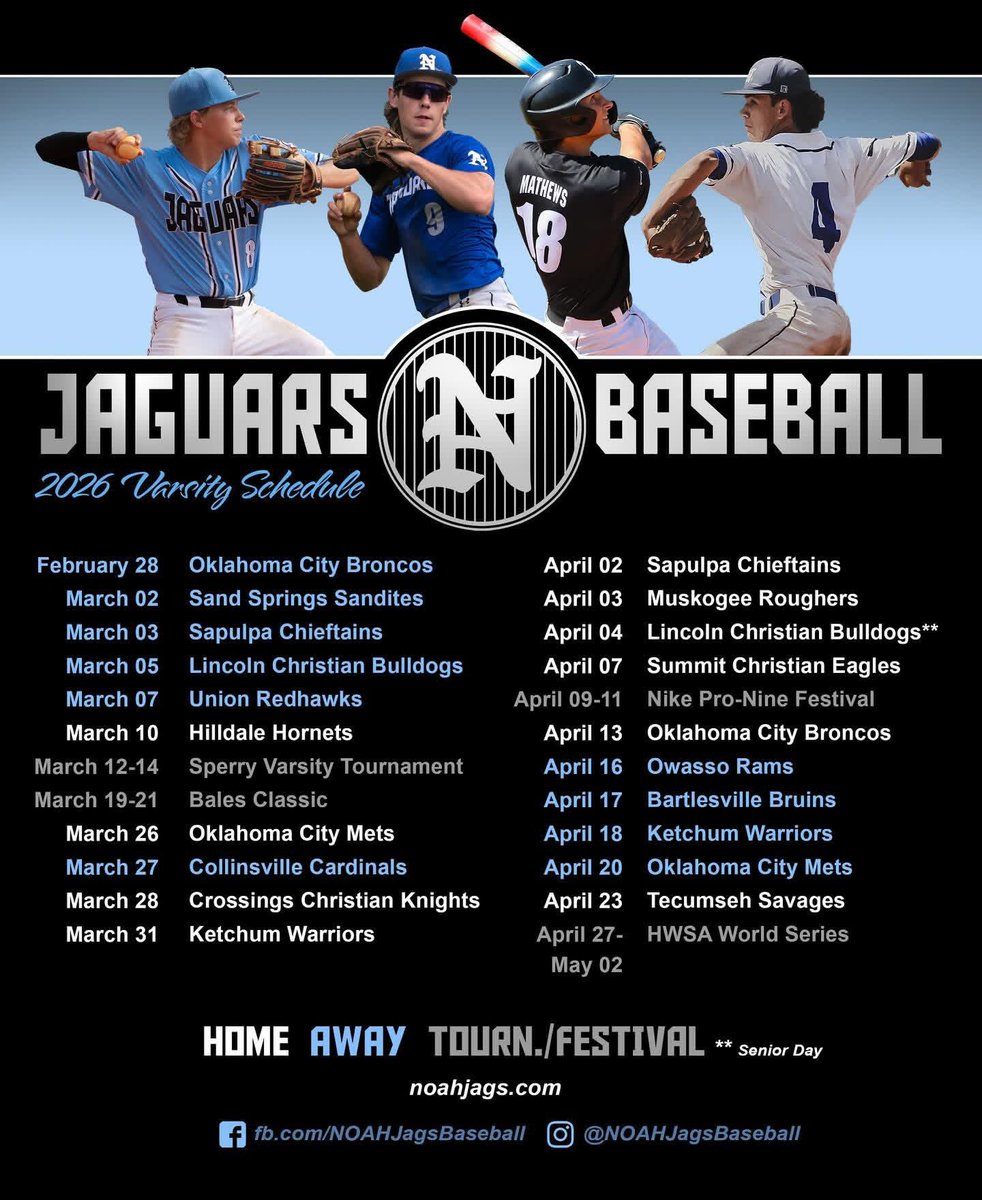 NOAH Jaguars Baseball tweet media