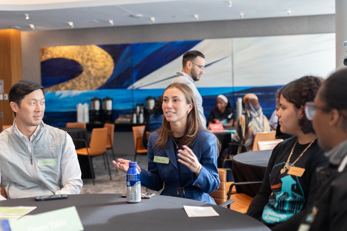 Our Bridge to College &amp; Careers (#B2CC) &amp; Work, Learn &amp; Grow (WLG) students kicked off our Student Engagement Series with <a href="/WellsFargo/">Wells Fargo</a>! Connecting students with current employees to gain insight and have honest career conversations.
