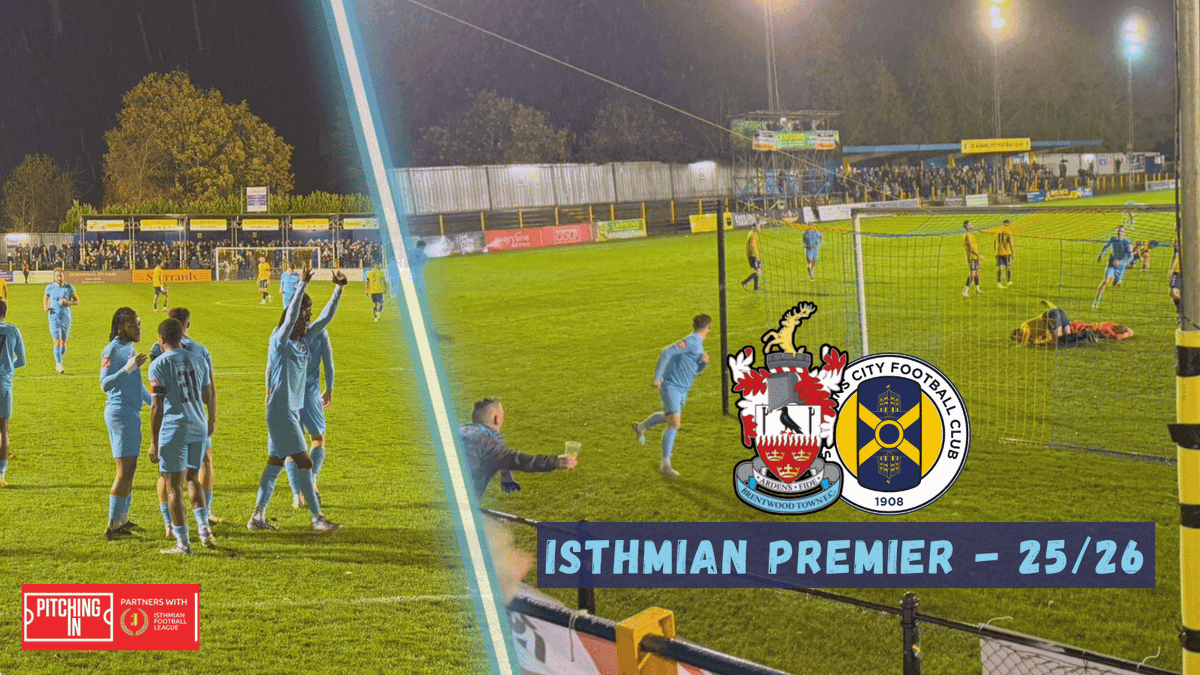 🎥 EP22: CAN WE DO THE DOUBLE OVER THE SAINTS?! 😇

Brentwood Town are on the road once more, facing St Albans City under the lights at Clarence Park.
After that dramatic 3–2 win earlier in the season, can the #Blues pull off another memorable victory? 👀

Watch the full