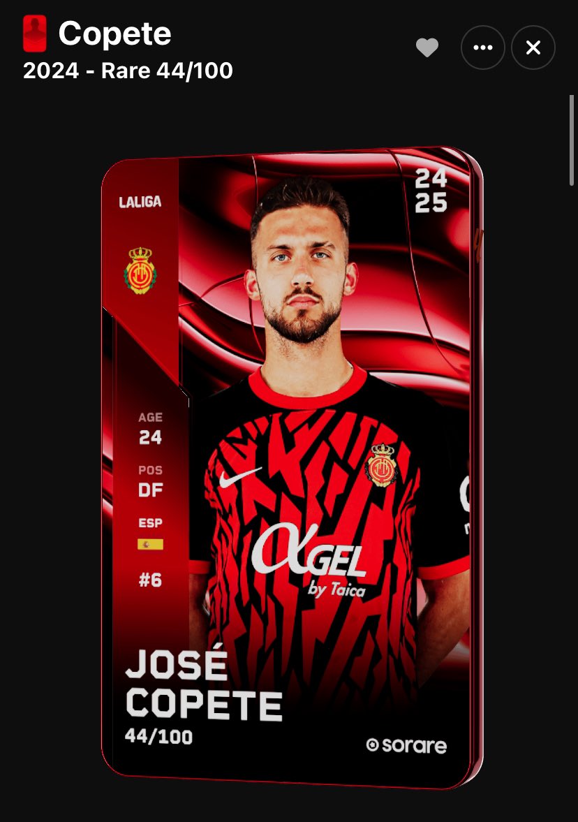 #Sorare 🔴Rare Copete #Giveaway !👑

To enter:      
⭐️ RT/❤️ this post and post you have bellow👇
⭐️ Follow
⭐️ Comment your Sorare name!

I’ll DM winner on Friday.
Good luck!🍀

#sorare #soraregiveaway #Giveaway #freecard #NFT