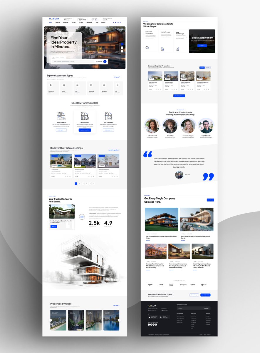 chris_visuals55's tweet image. Real Estate 🏡 Website✨