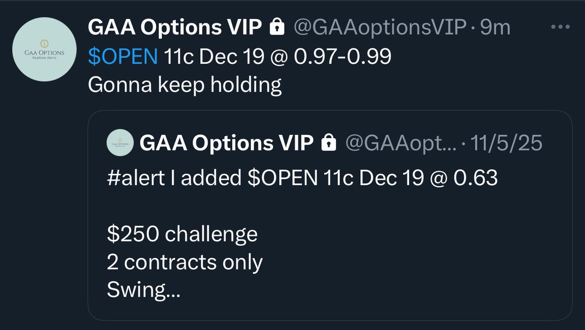 Anyone else riding the $OPEN train to Valhalla? My members and I are now up 50% on December calls and not a single trim taken 🔥