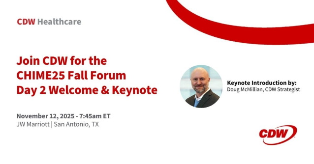 Aymee317's tweet photo. The CHIME25 Fall Forum isn’t your typical conference—it’s a rally for healthcare’s boldest Outlaws. @CDW_Healthcare is proud to stand with the disruptors driving digital health forward. Join us for the Day 2 Opening Keynote. #CHIME25 #FallForum https://t.co/ThiPzJuANk https://t.co/ywqQe6tMs8
