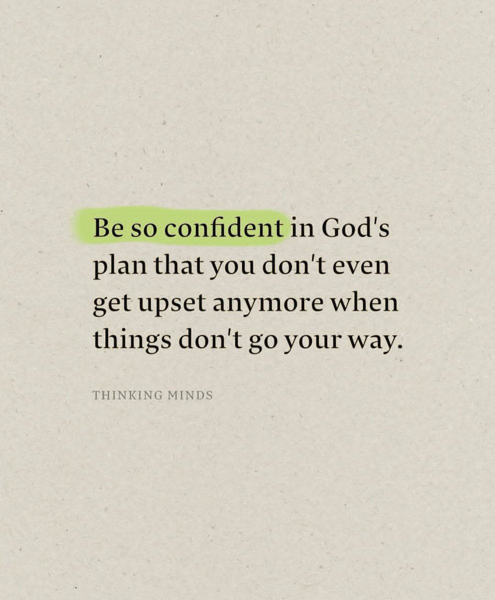 Be confident