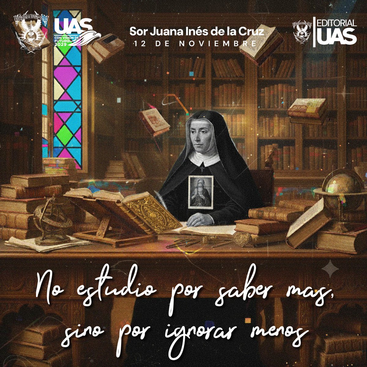 ¡Que vivan los libros! 📚✨
 #DíaNacionalDelLibro #UAS #EditorialUAS #Sinaloa #SomosUASla