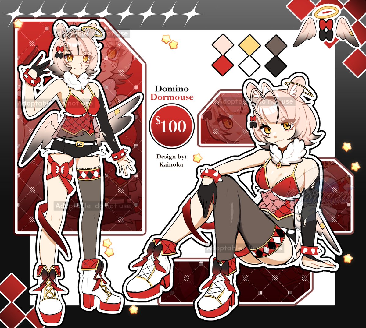 KainokaVT's tweet image. Dormouse Adopt! 🐁❤️🖤~

Set price: $100

Link below⤵️