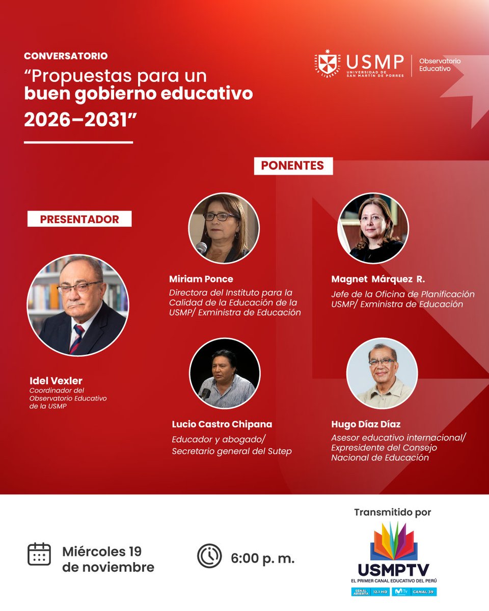 Universidad de San Martín de Porres tweet media