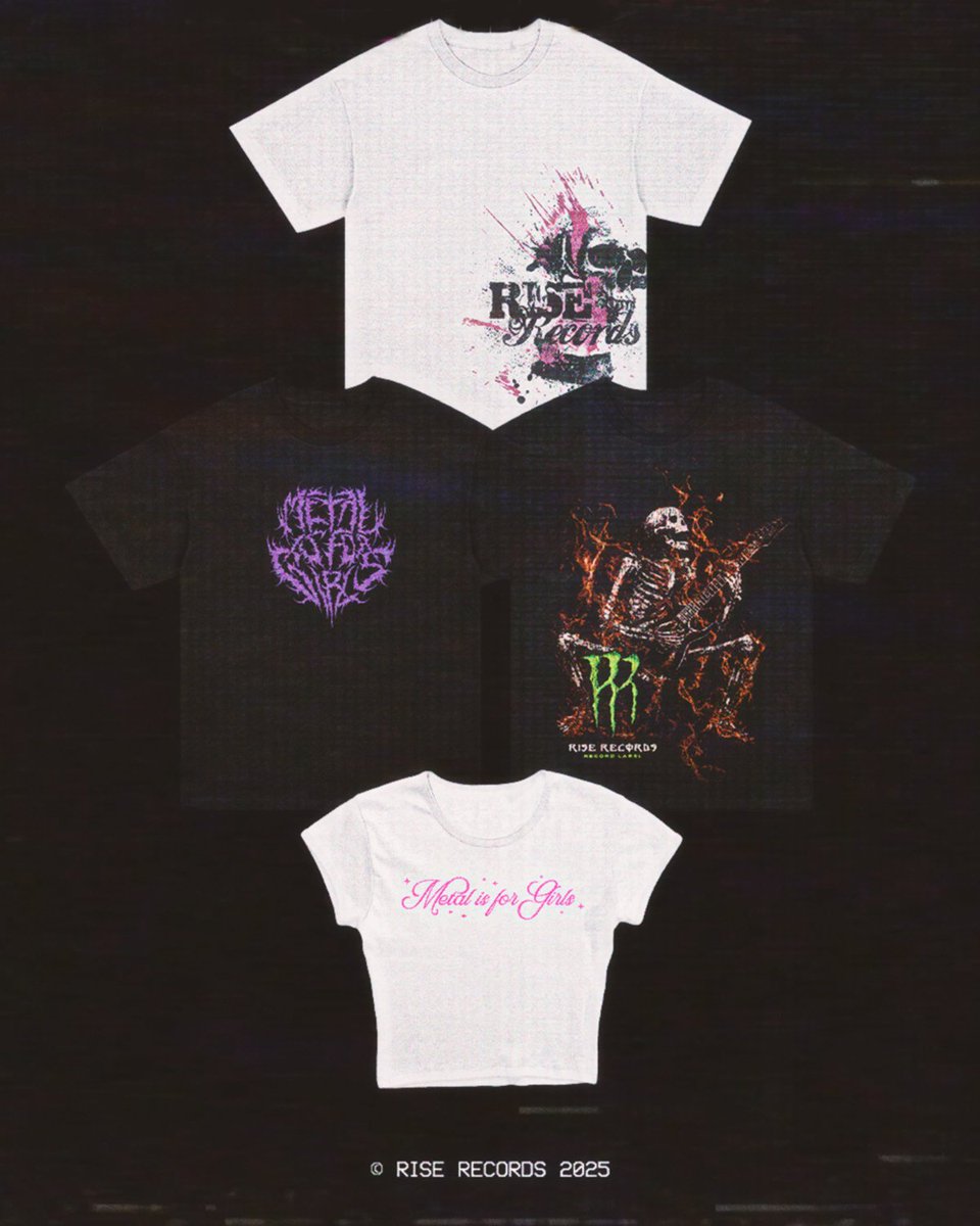 Get limited RISE merch now at riserecords.com/collections/ne… 💥