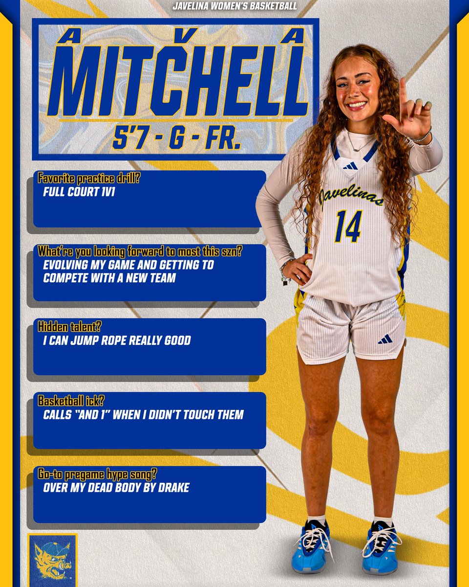 Javelina_WBB's tweet image. Get to know @avamitchell0 

#javCOURAGE