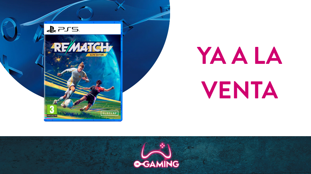 CarrefourGaming's tweet image. ¡Ya a la venta #RematchEliteEdition para #PS5!
acortar.link/qchMhv