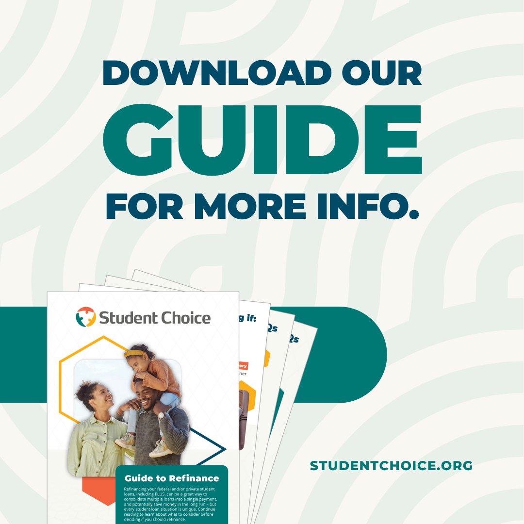 Still paying old rates on your student loans? That’s like paying full price for something that’s on sale every month.
Our Guide to Refi can help you determine if refi is right for you! studentchoice.org/.../guides/gui…