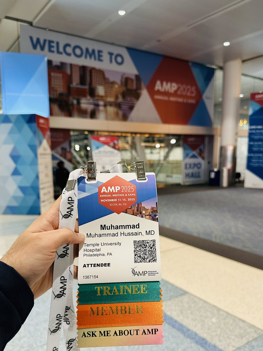 Badge picked up ✅
Ribbons lined up ✅
Ready for #AMPath2025 🧬