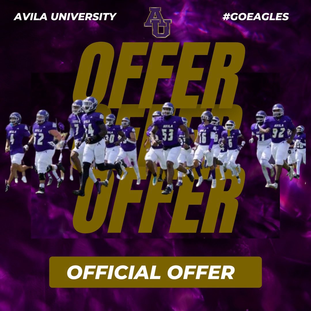 After talking to <a href="/CoachJayWllms/">Coach Jervis Williams</a> I am blessed with another offer to continue my academic &amp; athletic journey! thank you <a href="/AvilaFootball/">Avila University Football</a> <a href="/abovetherimkh/">Kelsey Hull</a> <a href="/JVNYLFILMS/">JVNYL FILMS</a> <a href="/CoachMason_1/">Coach Noah Mason</a> <a href="/sandiefootball/">Amarillo Golden Sandstorm Football</a> <a href="/ChadDunnam/">Coach C. Dunnam</a>