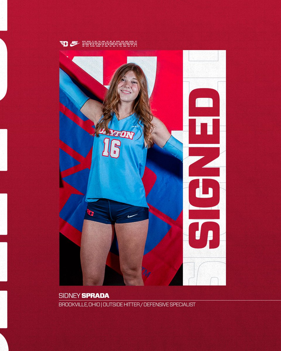 DaytonVB's tweet image. Sidney Sprada is joining the Flyer Family from nearby Brookville, Ohio‼️✈️

#UDVB // #FlyerLegacy