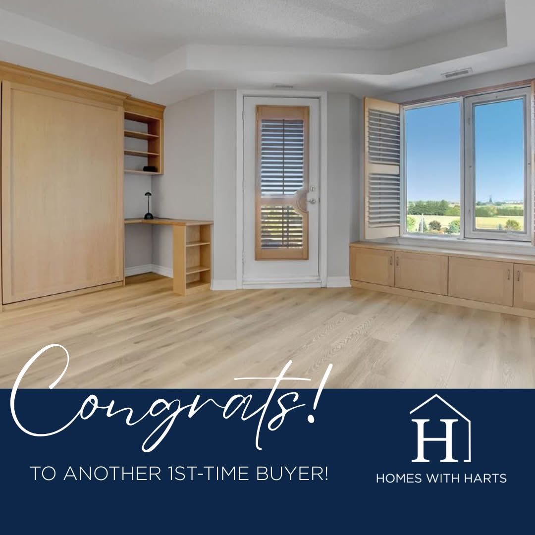 It's a Homes with Harts Congratulatory Wednesday! Best wishes to our latest Buyer Client Rick, on his successful purchase of a beautiful Studio Condo in Central Park. Well done Sir. 👏