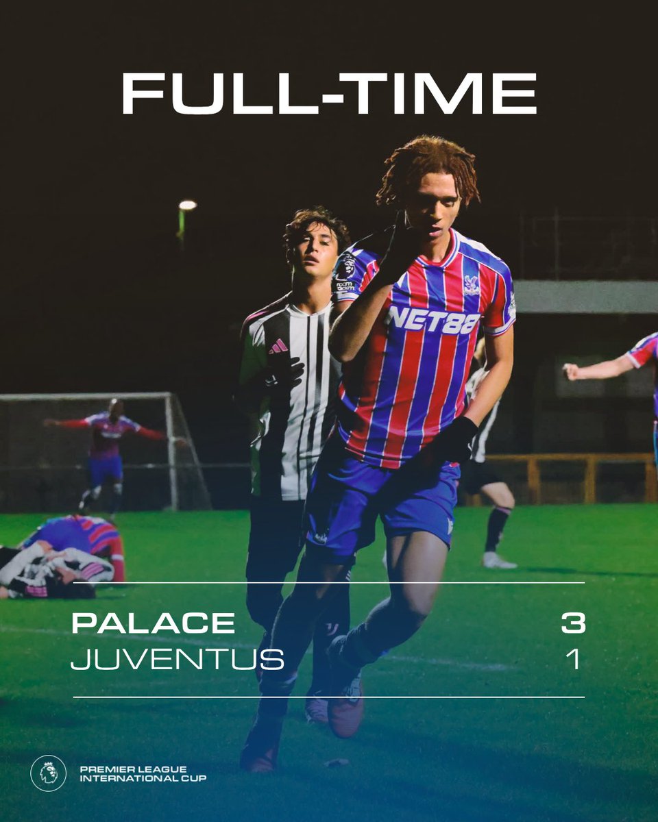 ⏯️ A first W of the 25/26 instalment of the PL International Cup ✊

Fantastic performance, lads!

#CPFC | #PLInternationalCup
