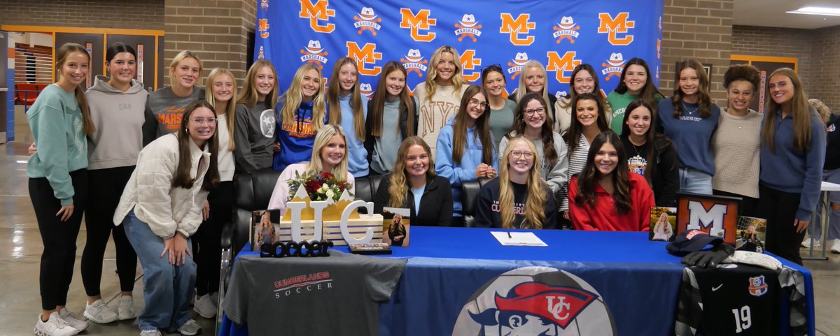 MCHS_LMS's tweet image. Congrats to Savannah Dodd for signing with the University of the Cumberlands today! We&apos;re so proud of you! #LMS #ucpatriots ❤️💙
📸Marshall County Schools &amp;amp; The Shot Doc
