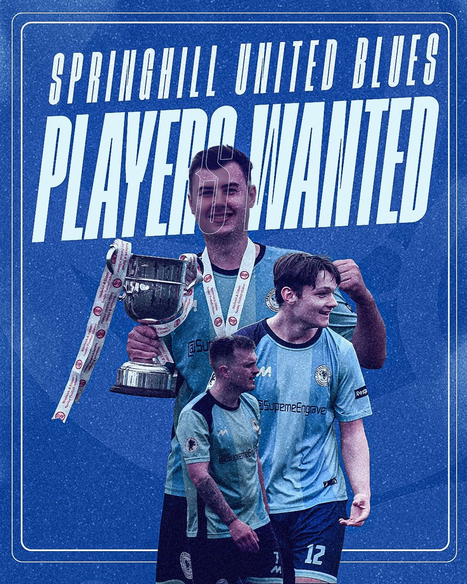 KarlPocock's tweet image. Looking for wingers to join my @SpringhillBlues team, after losing 2 players to long term injuries since the start of the season 

@WESFA_Football 
@OBDSFL 
@KentCountyFL 
@MetSundayLeague