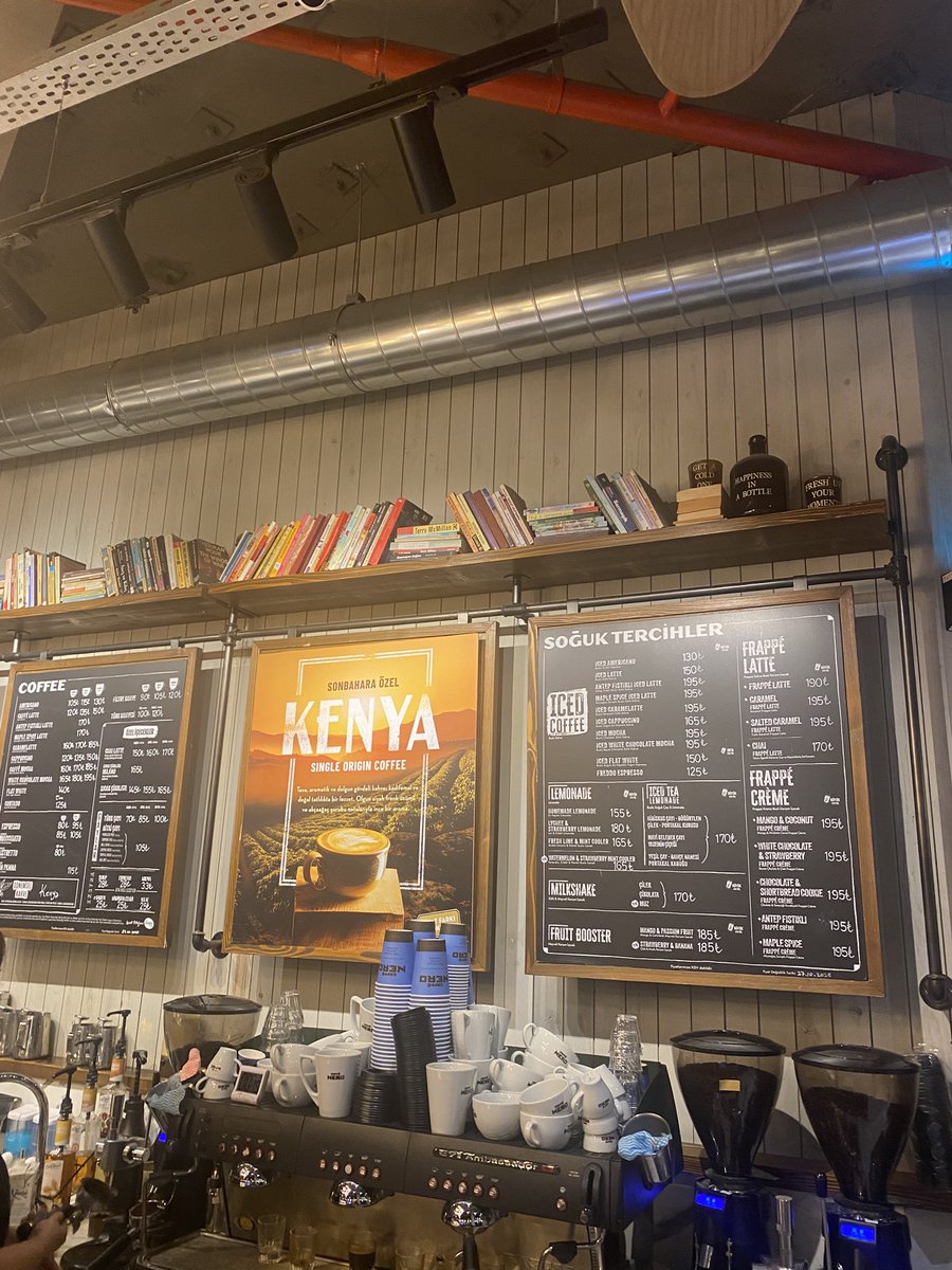 bir gün özene bezene bir kitap yazarsam ve şöyle bir zincir kahvecinin rafında dekoratif eşya olarak kullanılırsa diye tırsıyorum