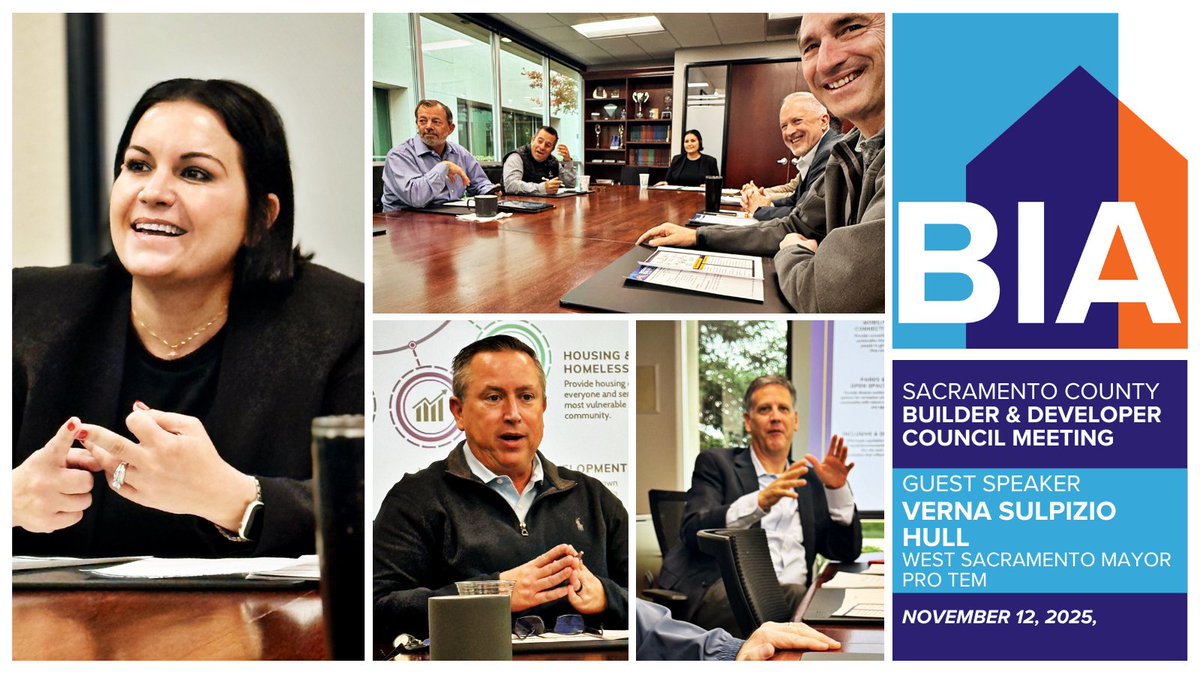 Mayor Pro Tem Verna Sulpizio Hull joined builders to share West Sacramento’s progress on housing, infrastructure, and flood protection, emphasizing streamlined permitting, better communication, and a culture of collaboration across city and industry.