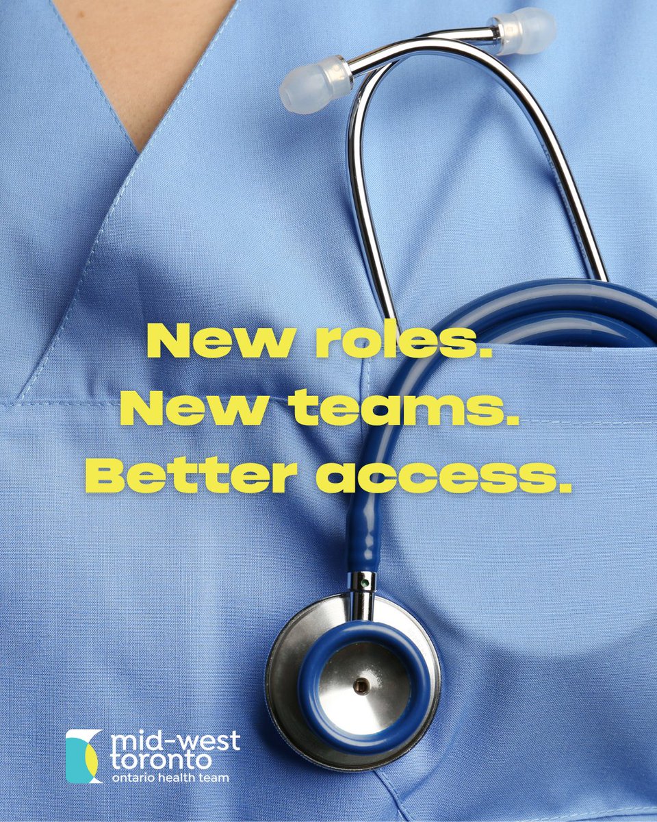 We’re growing team-based primary care in Mid-West Toronto.

Current openings:
🩺 Nurse Practitioner
🩺 Registered Nurse
🩺 Community Health Physician
Learn more and apply today: midwesttorontooht.ca/ipct-jobs