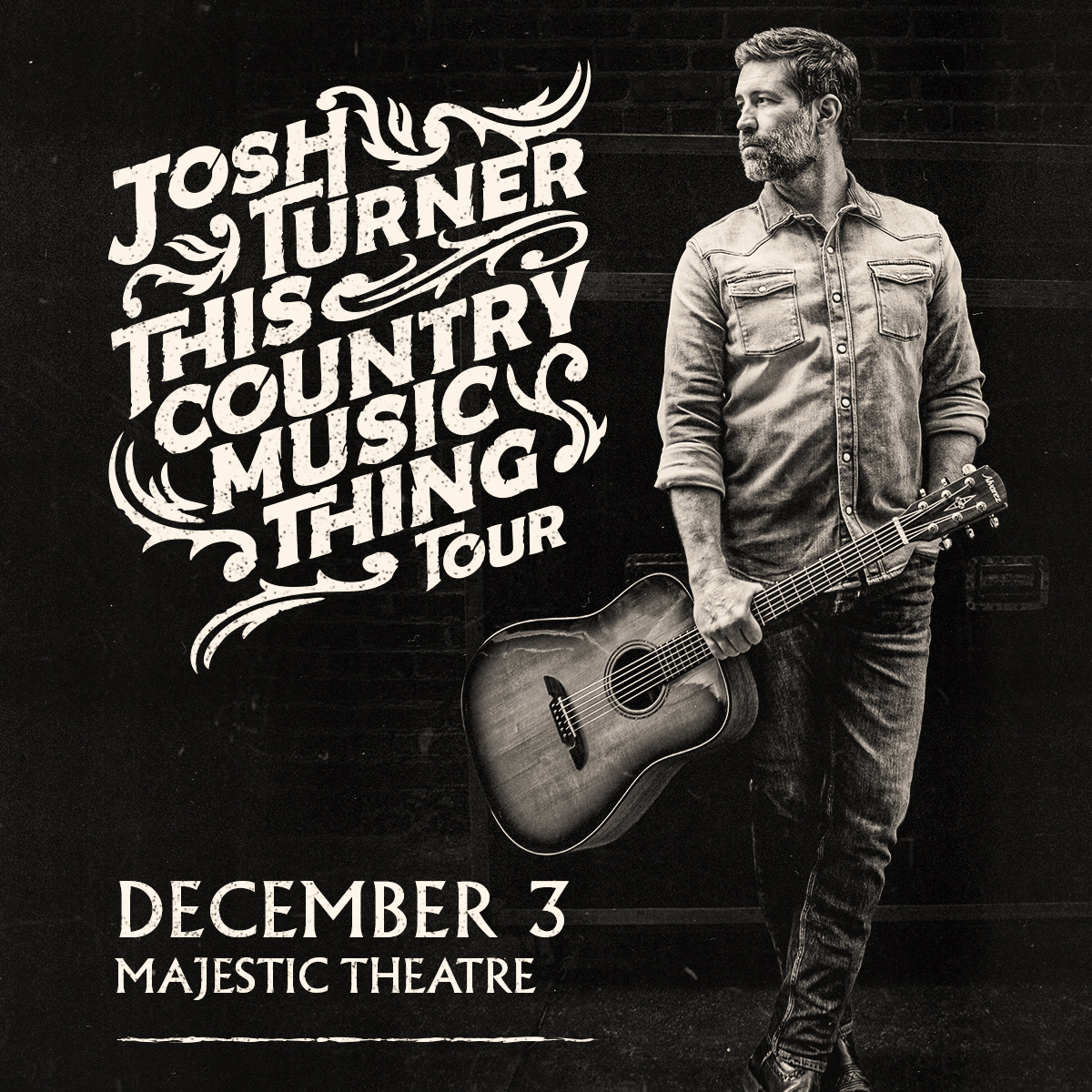 🎸 Josh Turner is bringing the “This Country Music Thing Tour” to Dallas!
📍 Majestic Theatre | Dec 3

🎟 Want FREE tickets? Text TRAIN to 888-787-1963 for your chance to win!

Don’t miss one of country’s most iconic voices live!

👉 Tickets at AXS.com