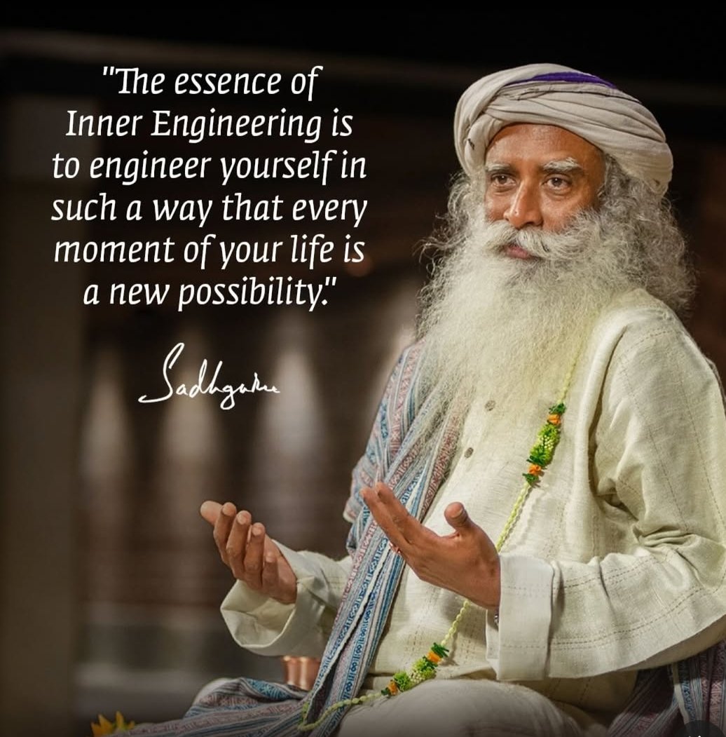 GabriellaCadei's tweet image. Engineering yourself into  joyful, inclusive and wonderful human beings is a vital step in our commitment to scientific progress and technological advancement.
This is what it takes to change the trajectory of our planet. - Sg

#InnerEngineering 
Sadhguru.org/IE