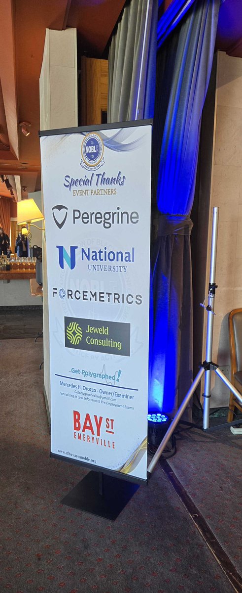 ForceMetrics's tweet image. ForceMetrics was honored to sponsor and attend the 4th Annual Achievers’ Luncheon, presented by the San Francisco Bay Area Chapter of NOBLE. 

Thank you to the San Francisco Bay Area Chapter of NOBLE for having us and hosting such a powerful event.

#NOBLE #LawEnforcementTech