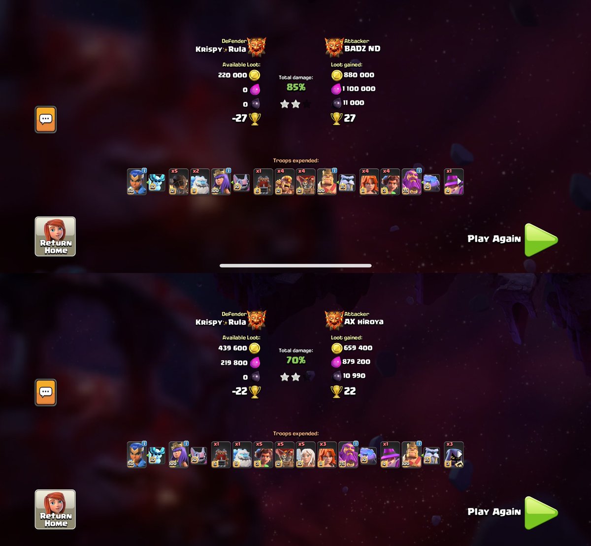 November subscription cooking early at top 100 🪇✨ 

Giving away last season’s custom EOS base, cc 1 ig 2 rl 1 furnace

link.clashofclans.com/en?action=Open…

Book your spot at Blueprint, link in bio.

<a href="/BlueprintCoC/">Blueprint CoC | Code BLUE</a>