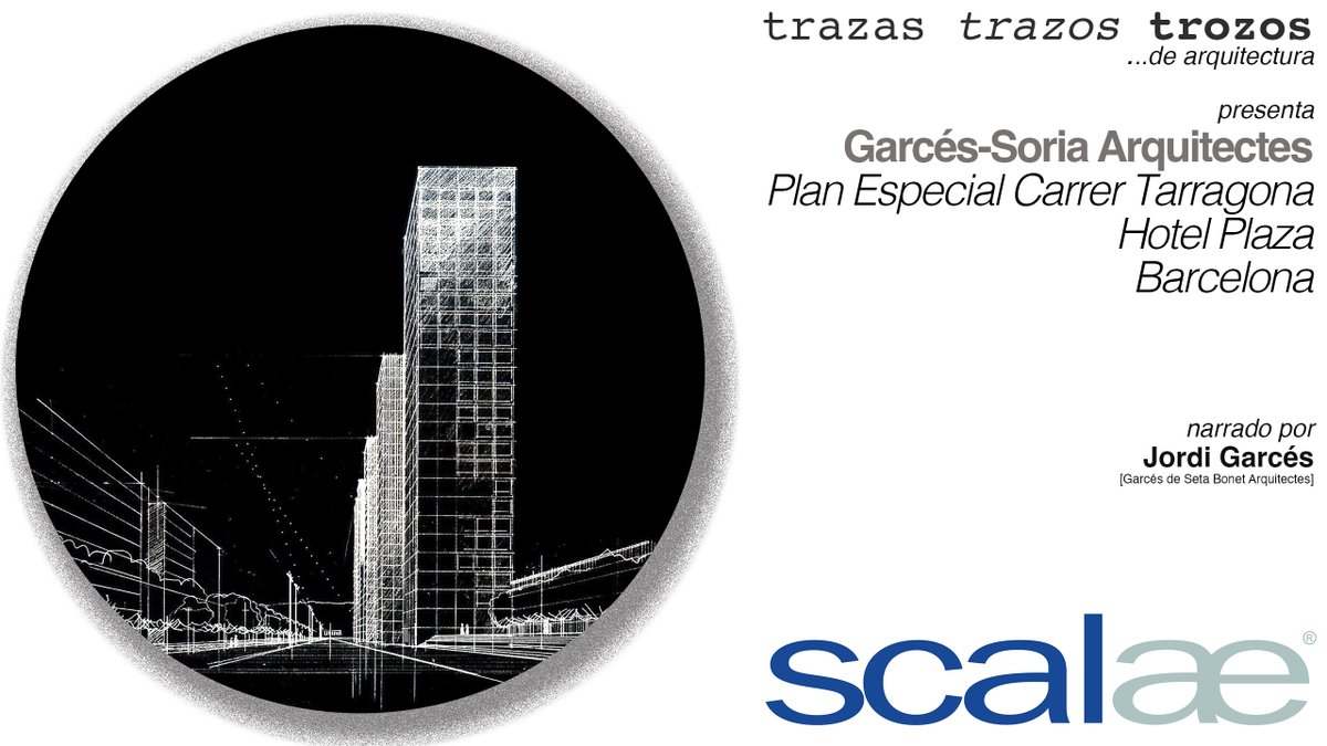 Jordi Garcés explica trozos, trazos y trazas del plan especial para el Carrer Tarragona en Barcelona
cápsula <a href="/scalae/">scalae ed</a>
scalae.net/trazastrozos/c…
#scalae_capsula #scalae_trazastrazostrozos #scalae
#JordiGarces #EnricSoria @gdsb_arquitectes <a href="/COACatalunya/">Col·legi d’Arquitectes de Catalunya</a> @coacbarcelona @cscae