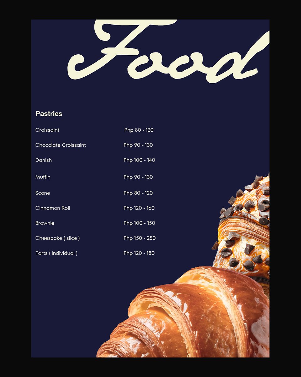 funk_dzn's tweet photo. Clean lines, rich colors. My take on a Minimalist Food and Coffee Menu design

Need a Graphic Designer? I specialize in posters, logos, and custom graphics like this menu! DM for inquiries!

#GraphicDesignProject #FoodDesign #MenuDesign #Minimalism https://t.co/BhdeZloXPU