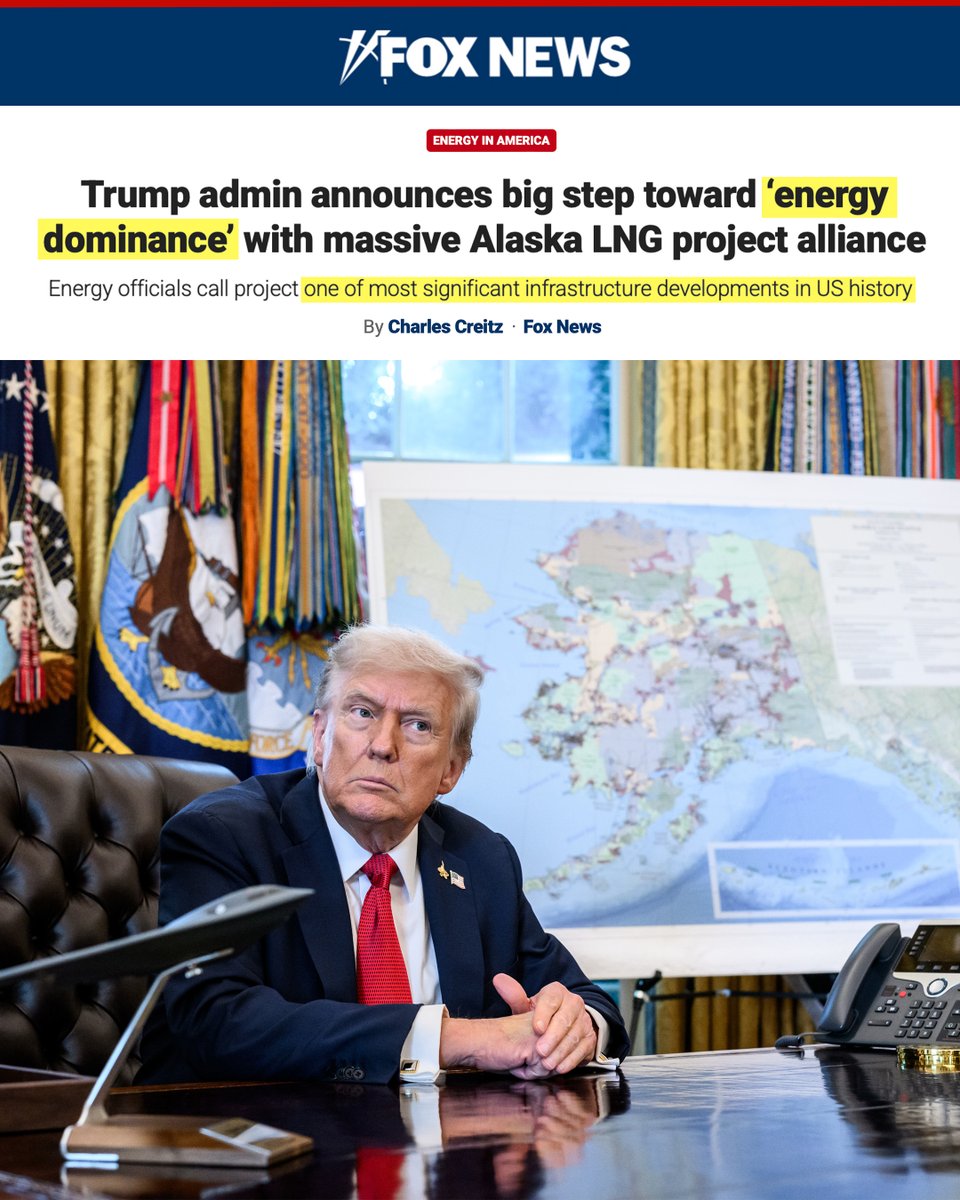 AMERICAN ENERGY DOMINANCE. ⚡️🇺🇸