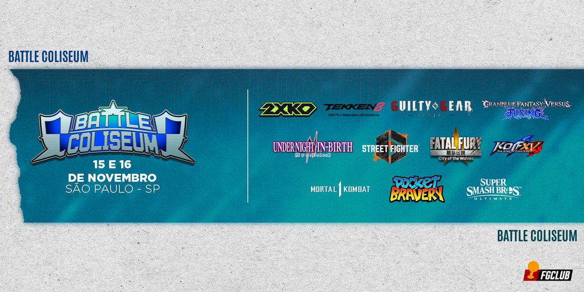 Brazil takes center stage as the Arc World Tour also goes home to São Paulo as a gold event for GGST! HOWEVER, this event is special as it is a Platinum event for Granblue Fantasy Versus Rising! #AWT25_26

Who out of South America will punch their ticket to South Korea next Year?