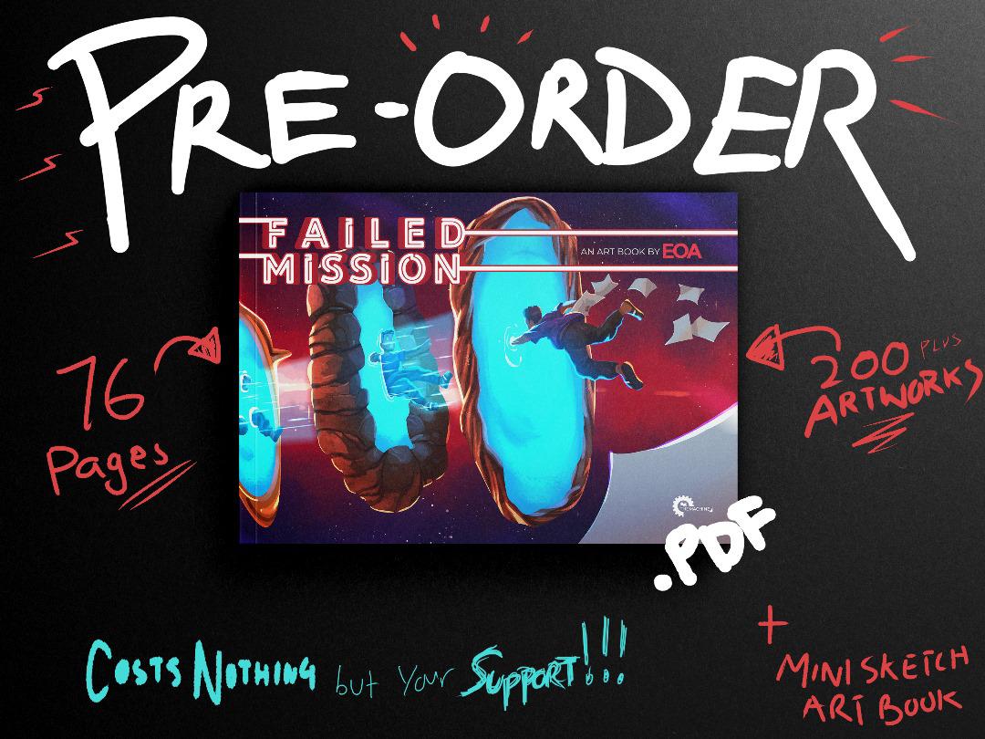 africacomicade's tweet image. What&apos;s consistency in a world of many distractions?
 Tomorrow, @EOA_art  unveils his debut art book  &quot;FAILED MISSION&quot;, a collection born from his ambitious attempt at 366 days of creativity.

Pre-order today 
selar.com/failedmission

#failedmission #artbook #africancreative